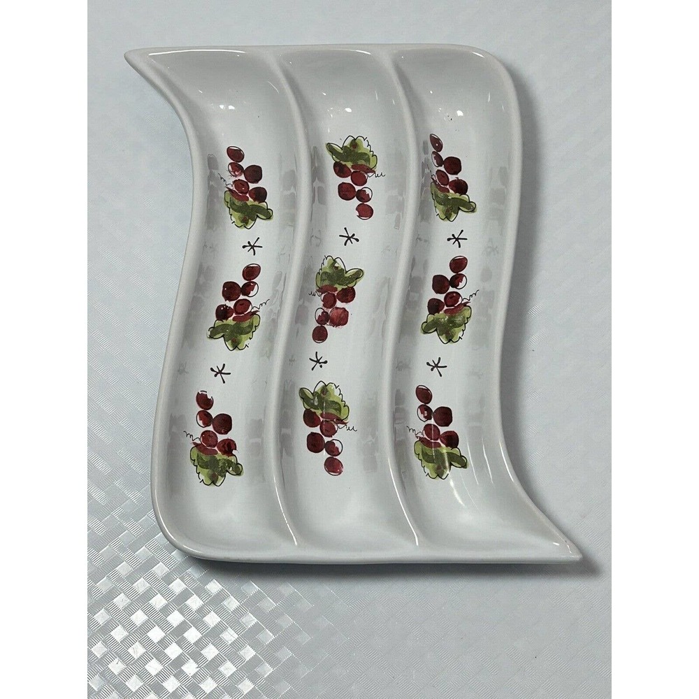California Pantry Julia Junkin 2003 Hors‎ D’oevres Snack Serving Tray